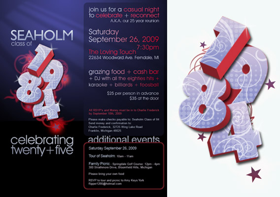 Seaholm Class Reunion Invitation